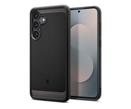 Etui do telefonów SPIGEN Rugged Armor Do Galaxy S25 FE Matte Black 8800283311570